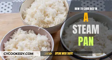 Steam Pan Rice: A Simple, Quick, and Easy Cooking Method