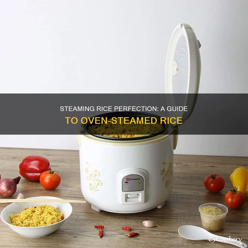 how to cook rice in a steamer oven