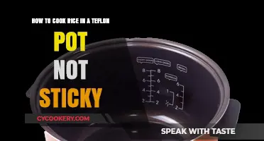 Cooking Rice in a Teflon Pot: No-Stick Method