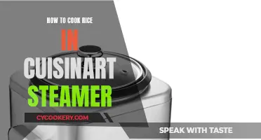 Cuisinart Steamer: Cooking Rice to Perfection