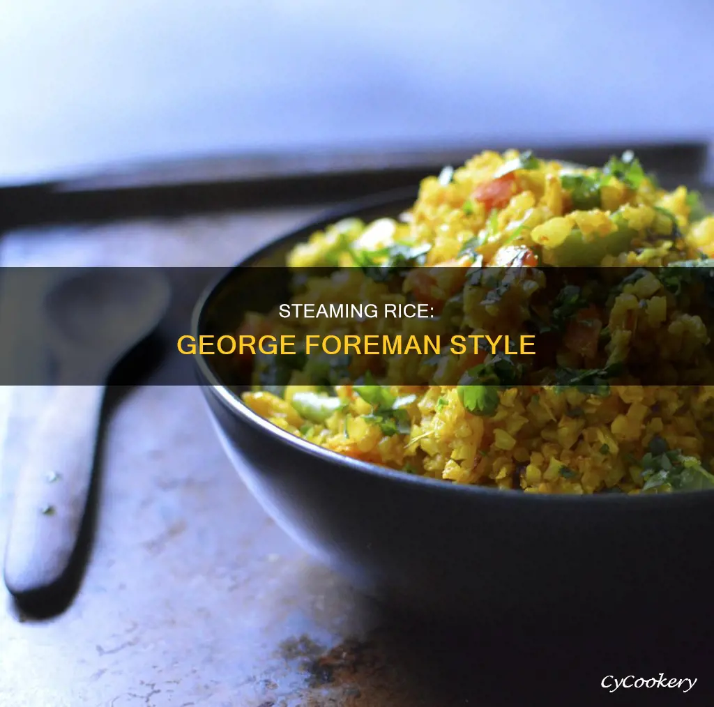 how to cook rice in george foreman steamer