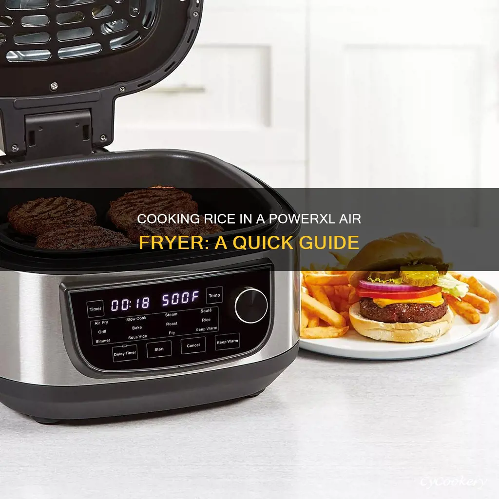 how to cook rice in powerxl air fryer