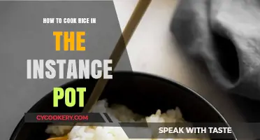 Cooking Rice: Instant Pot Method