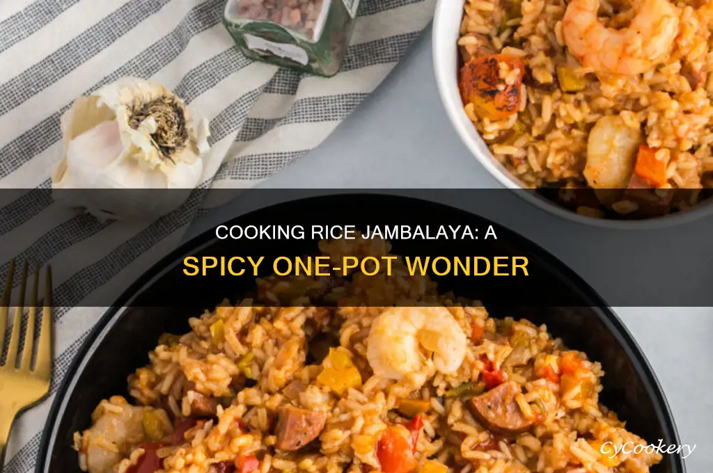how to cook rice into a pot of jambalaya