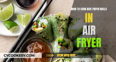 Air-Fryer Rice Paper Rolls: Quick, Crispy, and Delicious!