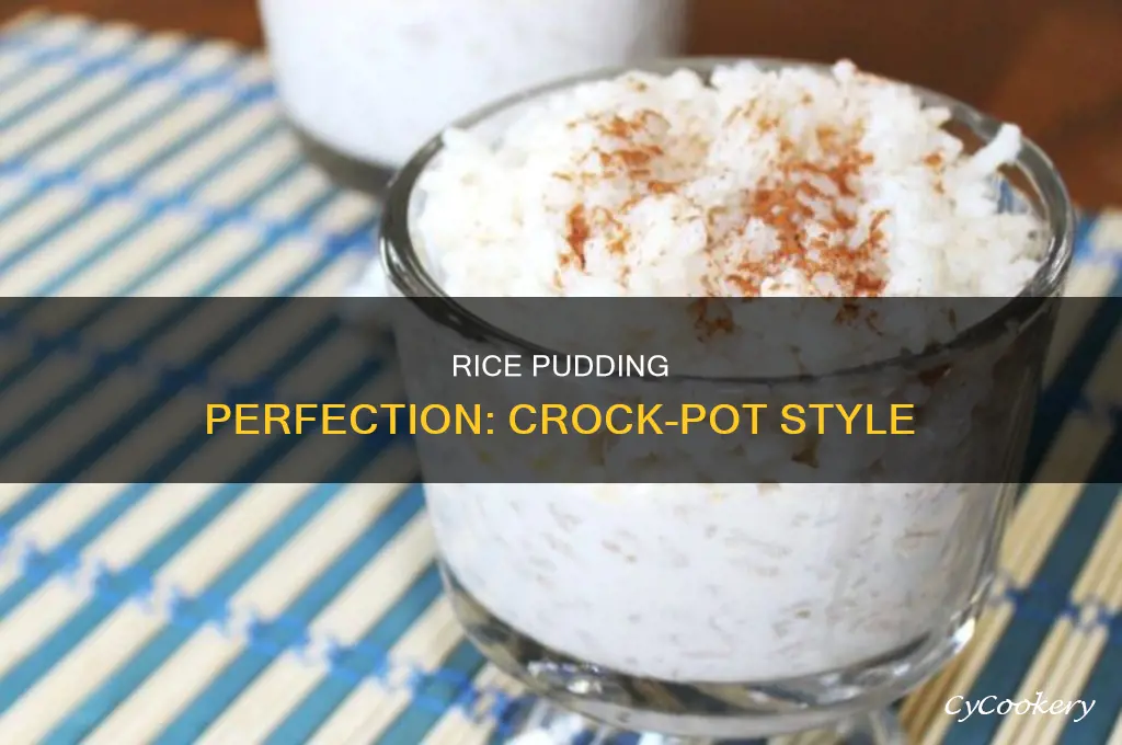 how to cook rice pudding in a crock pot
