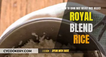 Cooking Rice Select's Royal Blend: A Step-by-Step Guide