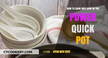 Cooking Rice Soup: Quick Pot Method