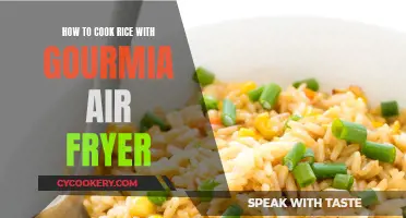 Air-Frying Rice: Cooking Rice with Gourmia Air Fryer