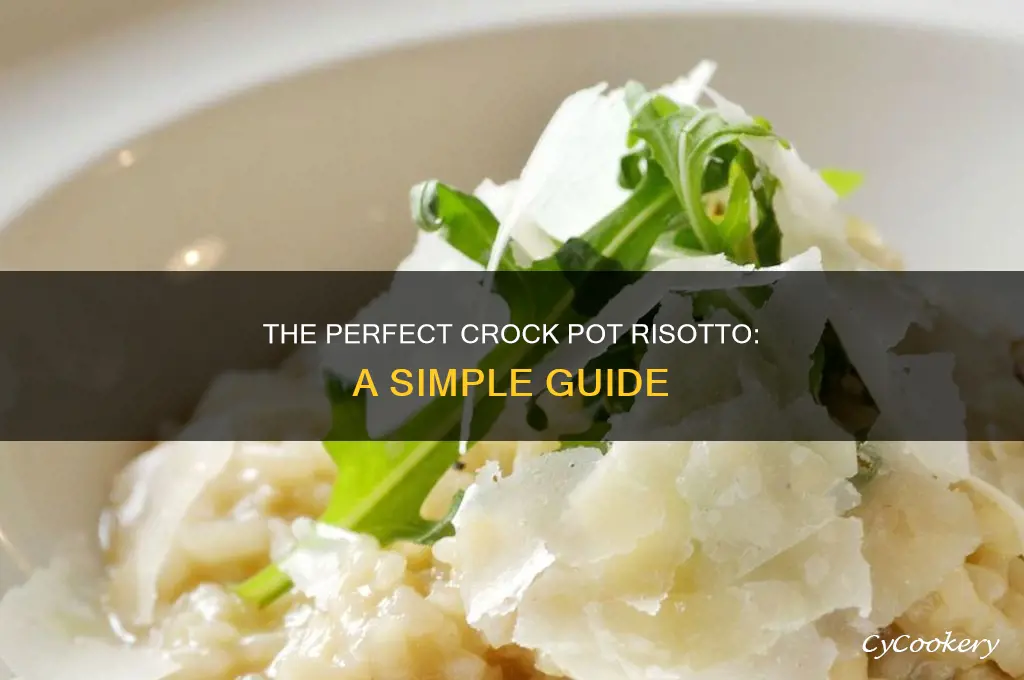 how to cook risotto in crock pot