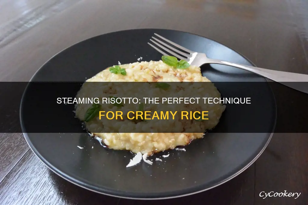 how to cook risotto in steam oven