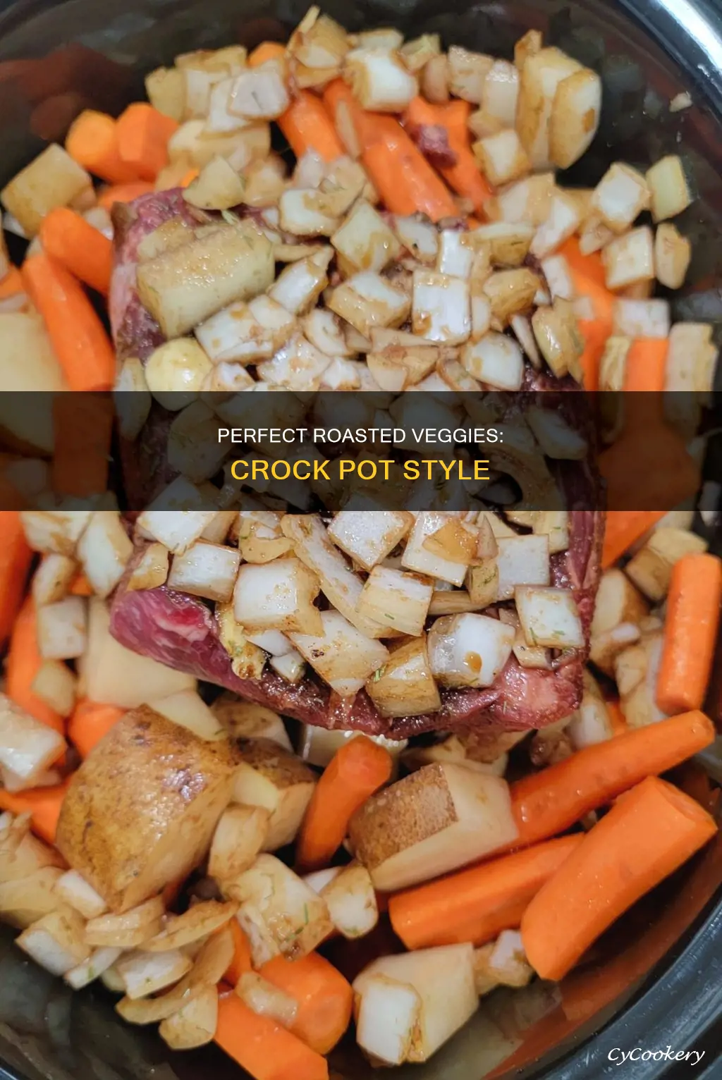 how to cook roast potatoes and carrots in crock pot