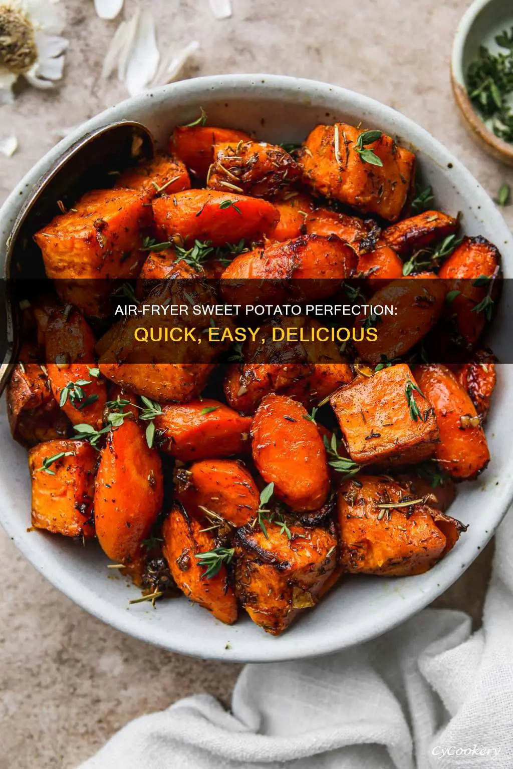 how to cook roast sweet potato in air fryer