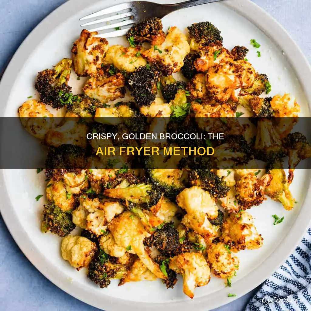 how to cook roasted broccoli in air fryer