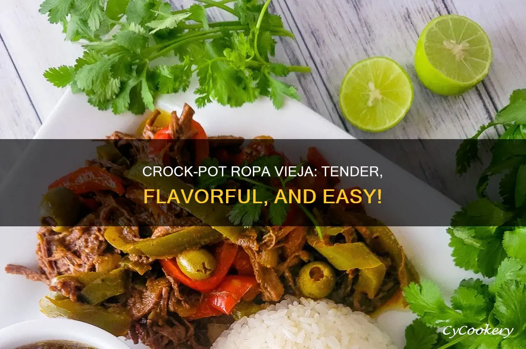 how to cook ropa vieja in a crock pot