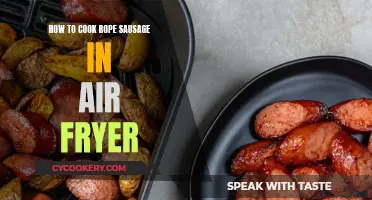Cooking Rope Sausage in an Air Fryer: Easy Steps