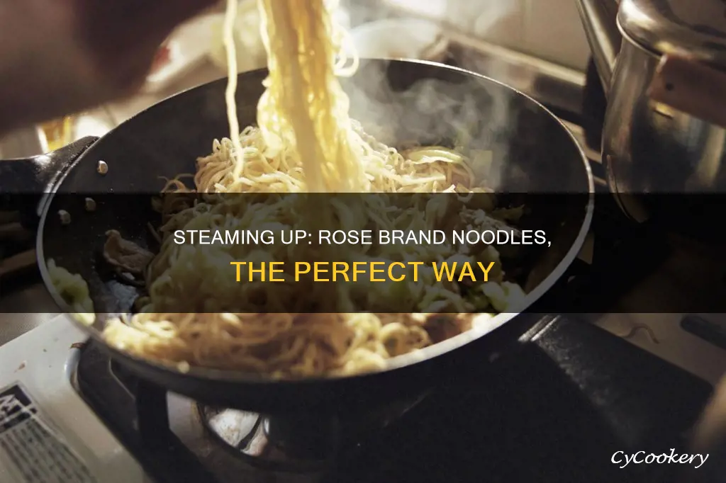 how to cook rose brand steamed noodles