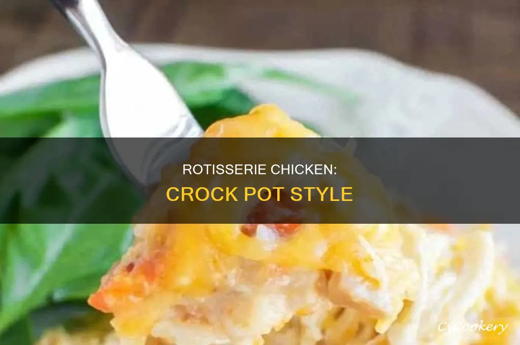 how to cook rotisserie chicken in a crock pot