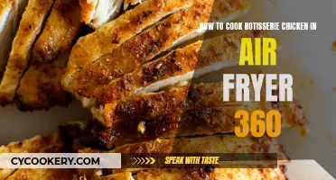 Air Fryer 360: Perfectly Cooked Rotisserie Chicken in 30 Minutes