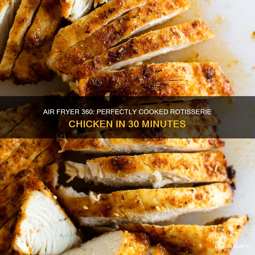 how to cook rotisserie chicken in air fryer 360