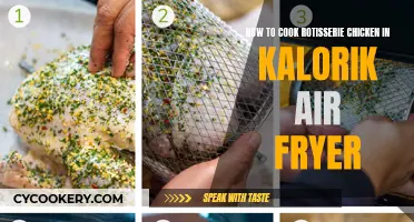 Mastering the Art of Air-Fried Rotisserie Chicken: A Kalorik Guide