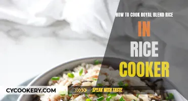 Cooking Royal Blend Rice: Rice Cooker Mastery