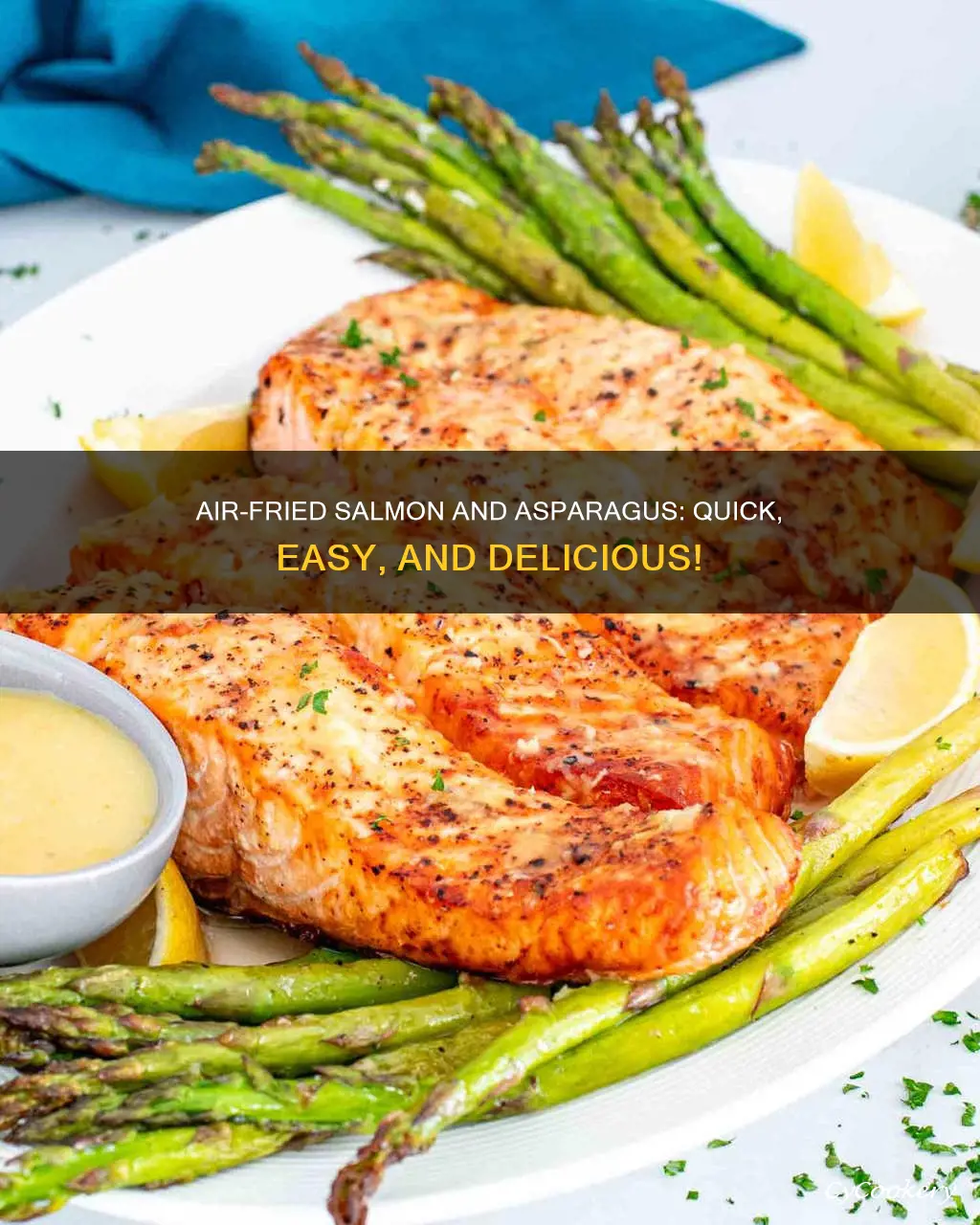how to cook salmon and asparagus in air fryer