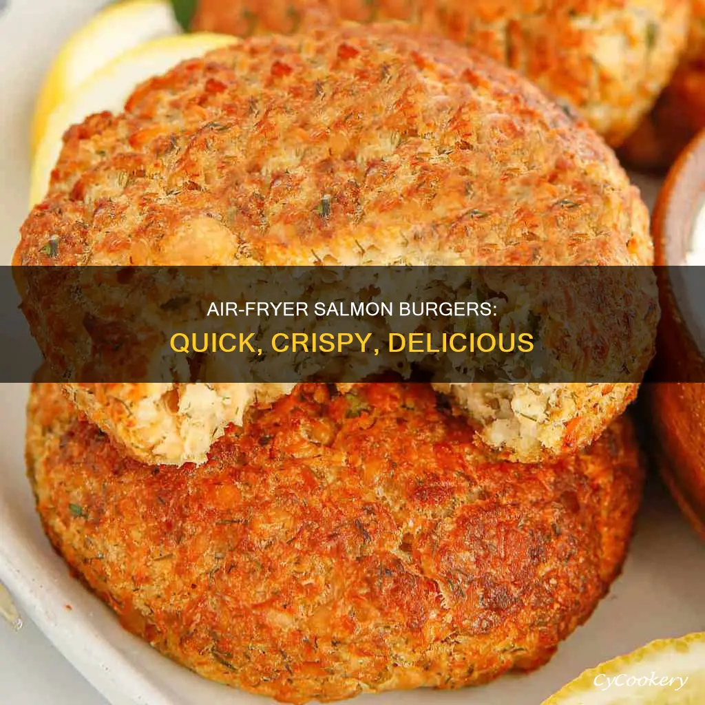 how to cook salmon burgers in an air fryer