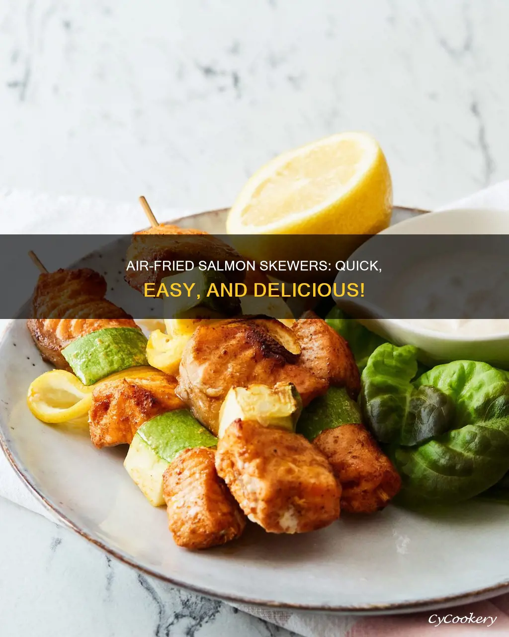 how to cook salmon skewers in air fryer
