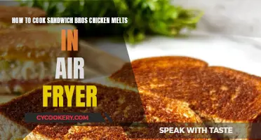 Air Fryer Magic: Chicken Melts Sandwich Perfection