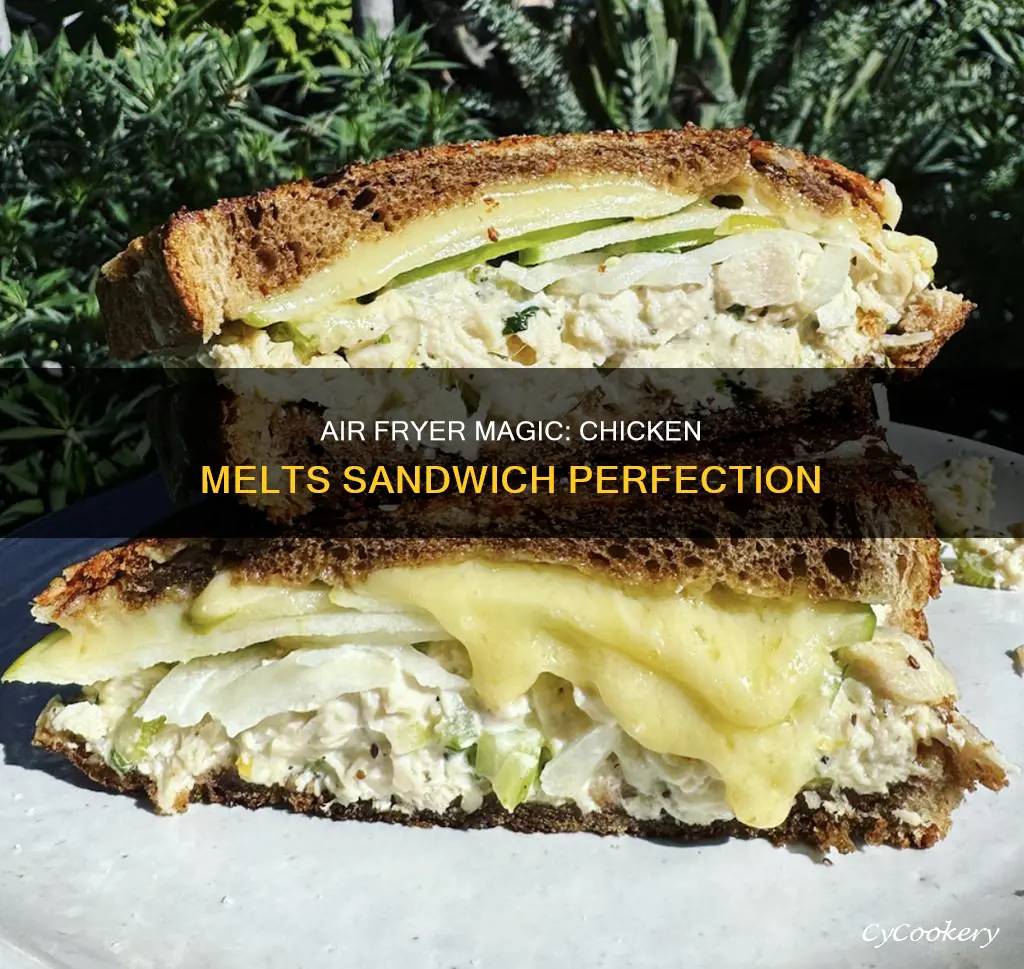 how to cook sandwich bros chicken melts in air fryer