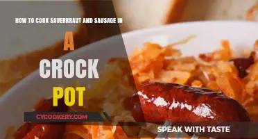 Crock-Pot Sauerkraut & Sausage: Easy, Tasty, and Tangy!