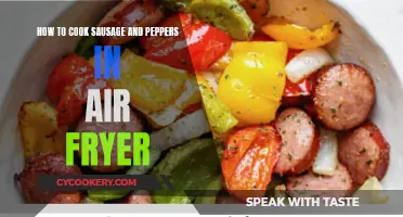Air Fryer Sausage and Peppers: Quick, Easy, Delicious!