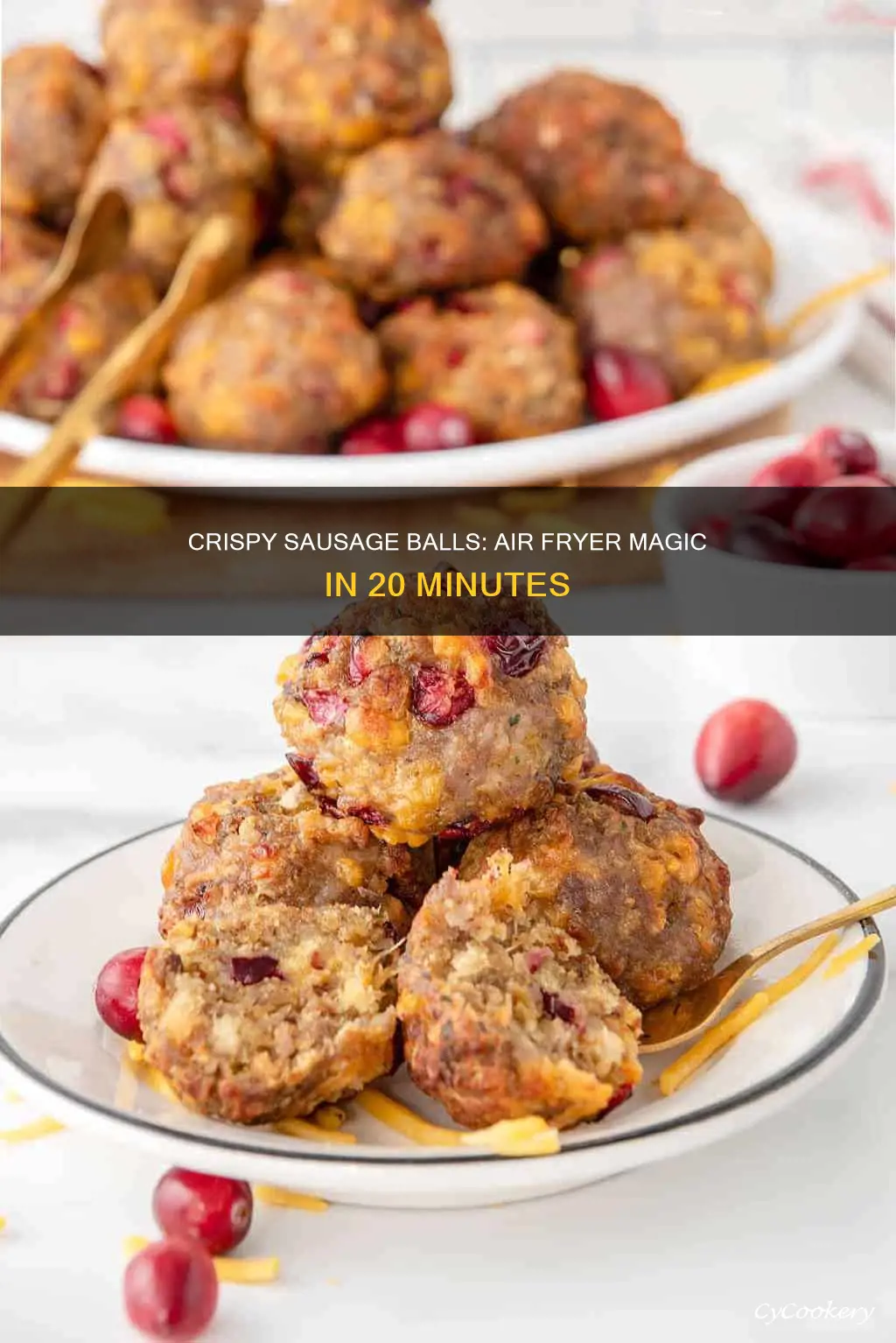 how to cook sausage balls in air fryer