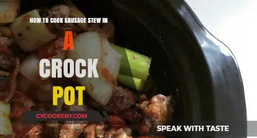 Sizzling Sausage Stew: Crock-Pot Cooking Perfection