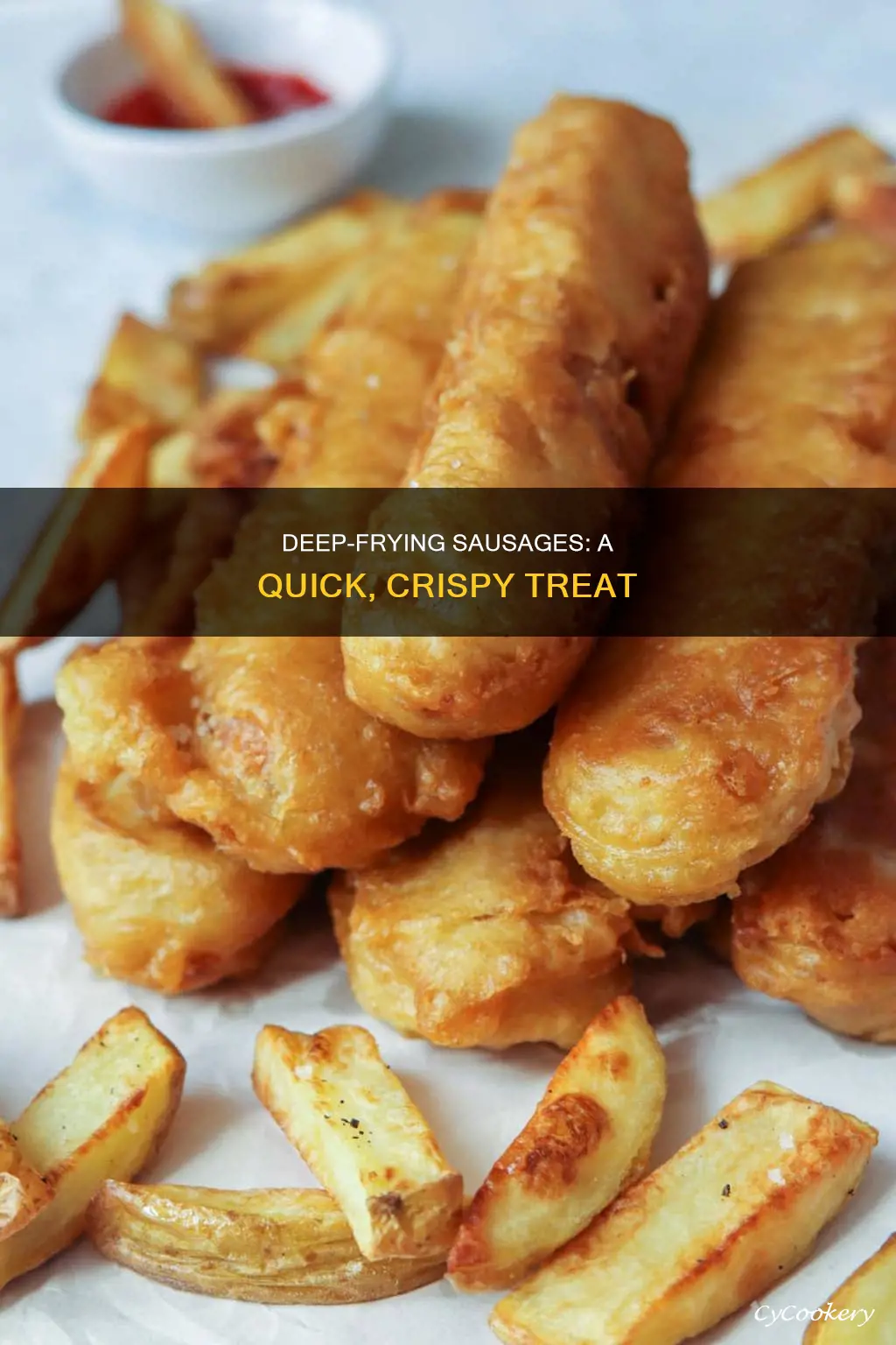 how to cook sausages in a deep fat fryer