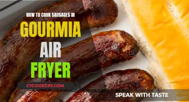 Air-Fried Sausages: Gourmia Fryer Perfection