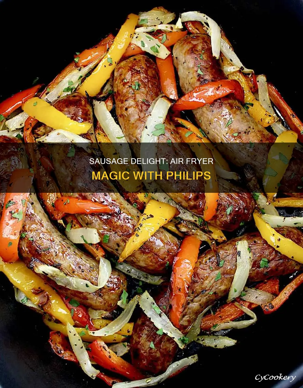 how to cook sausages in philips air fryer