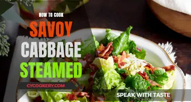 Steaming Savoy Cabbage: A Quick, Tasty, Healthy Treat