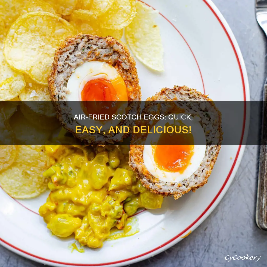 how to cook scotch eggs in air fryer