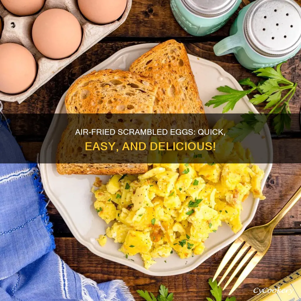 how to cook scrambled egg in air fryer
