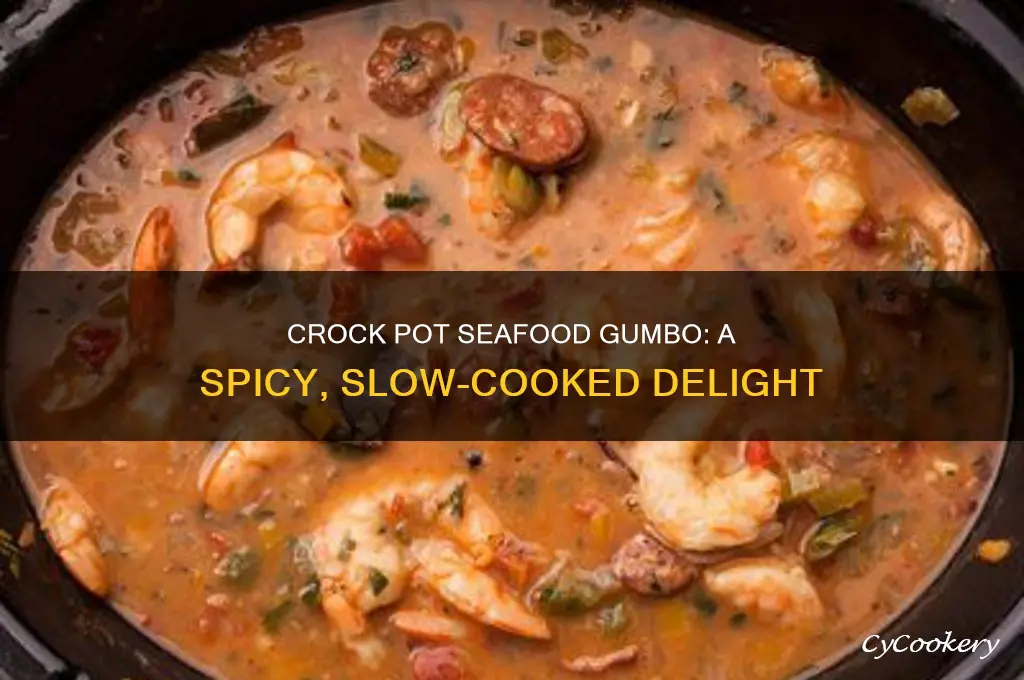 how to cook seafood gumbo in a crock pot