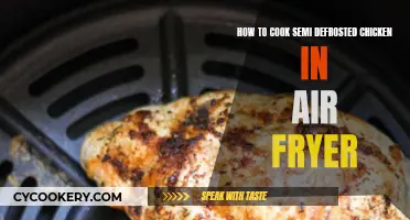 Crispy Chicken: Air Fryer Tips for Semi-Defrosted Chicken