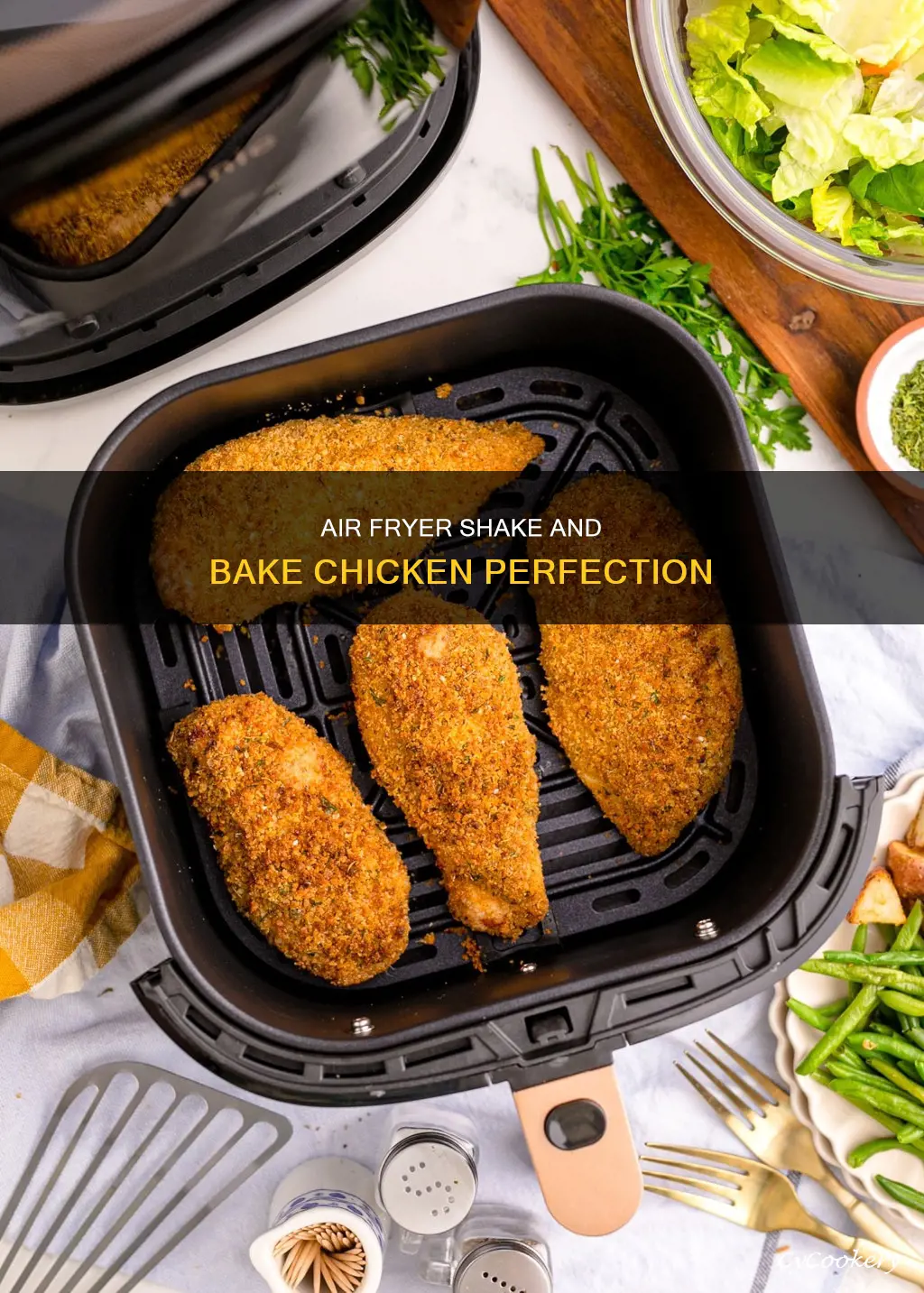 how to cook shake and bake chicken in air fryer