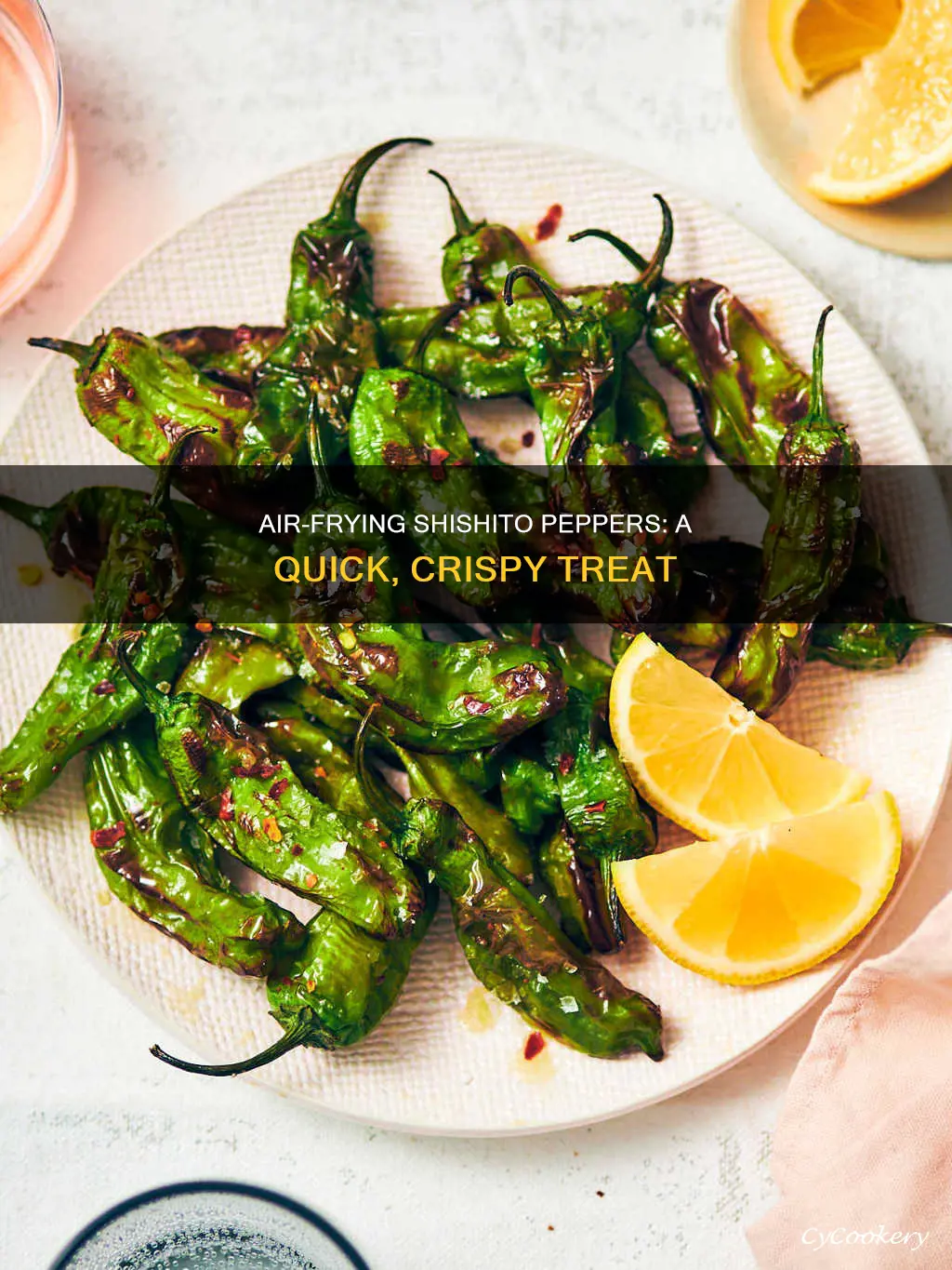 how to cook shishito peppers air fryer