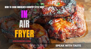 Air Fryer Magic: Perfectly Cooked Shoulder Country-Style Ribs