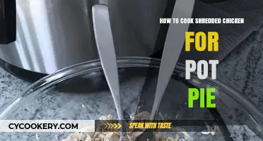 The Perfect Shredded Chicken for Pot Pie