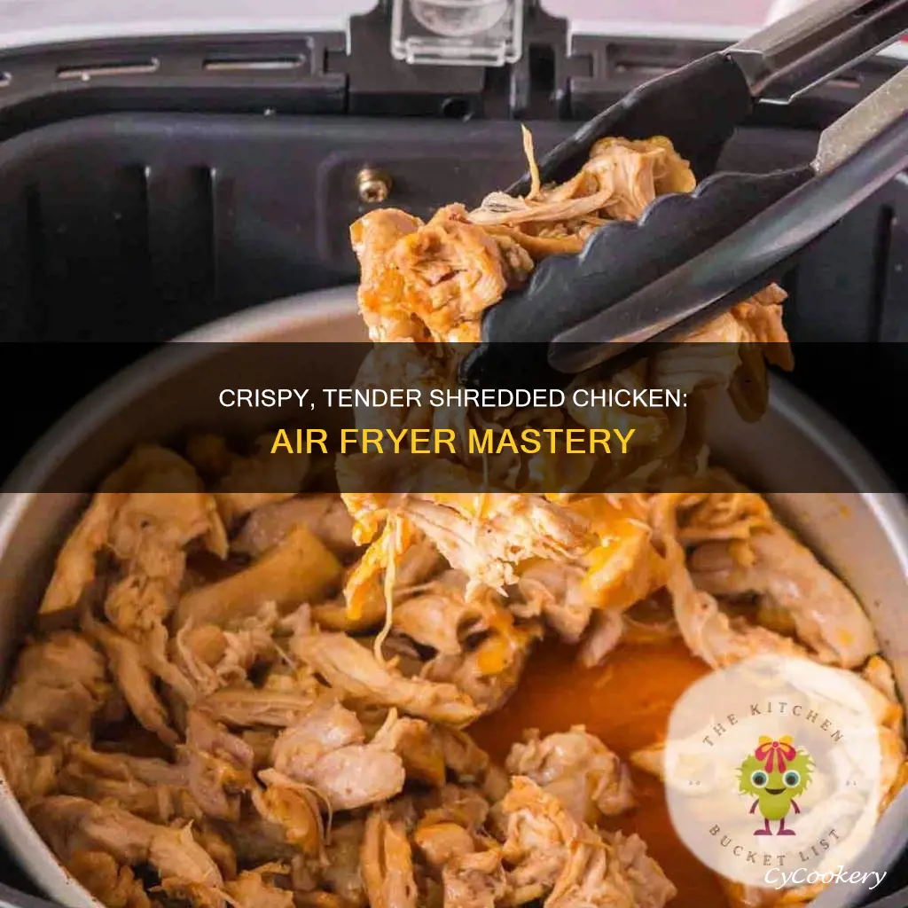 how to cook shredded chicken in air fryer