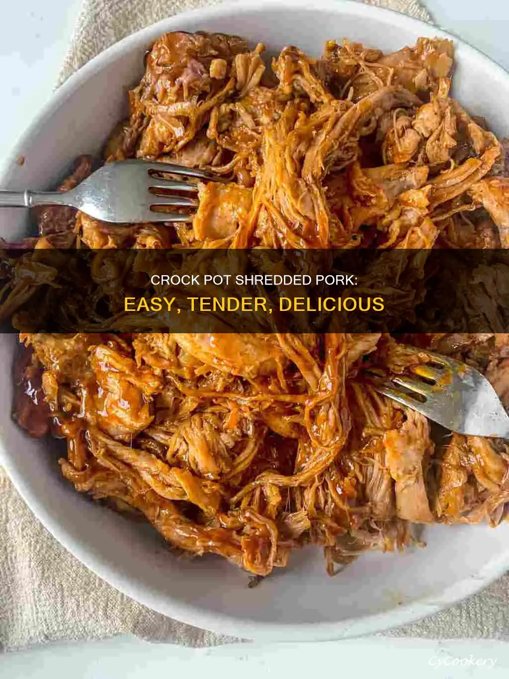 how to cook shredded pork in crock pot