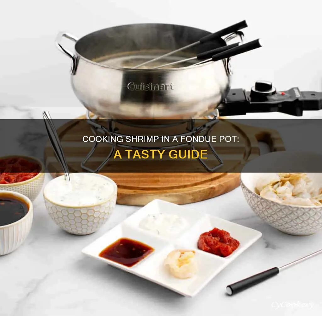 how to cook shrimp in fondue pot